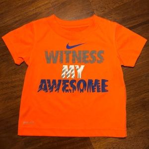 Nike WITNESS MY AWESOMENESS 2T boys shirt
